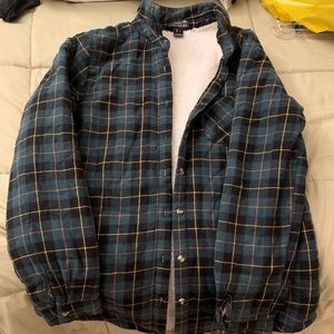Urban Heritage Plaid furry flannel